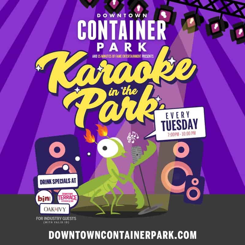 Downtown Container Park Karaoke