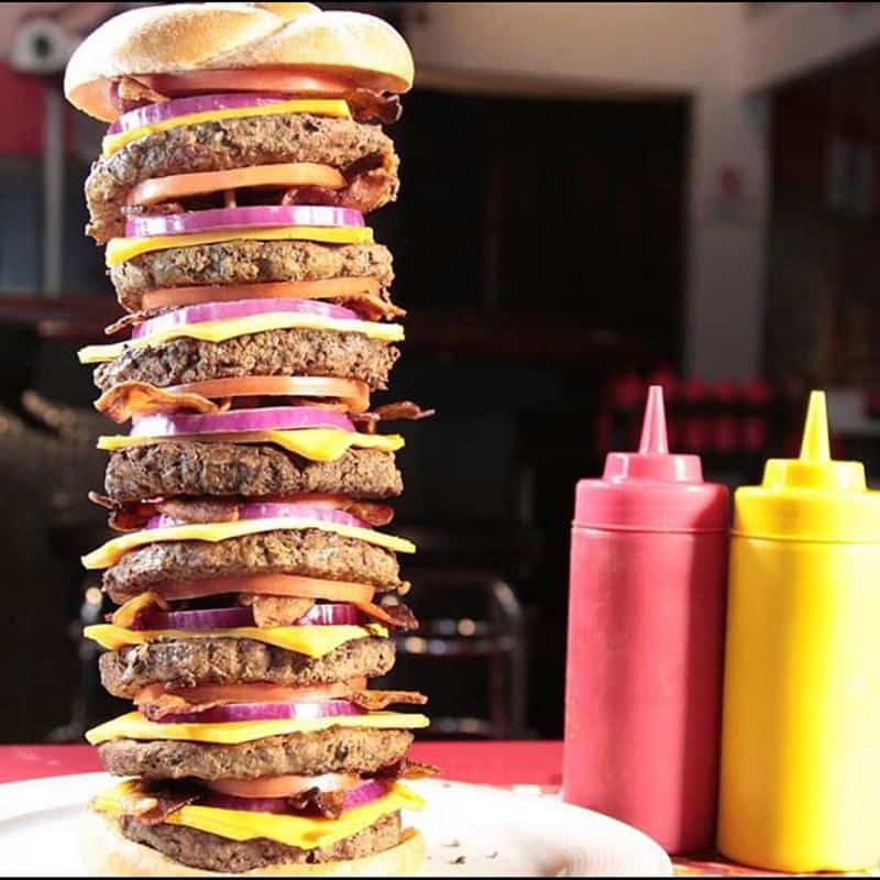 Quadruple Bypass Burger Calories