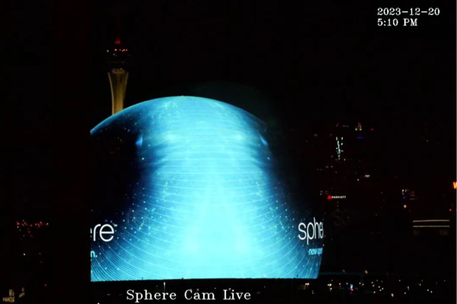 The Sphere at The Venetian Resort Live Camera